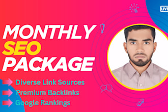 provide local SEO google ranking monthly website optimization and shopify expert