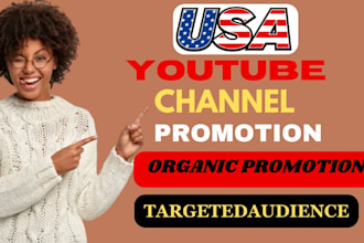 do USA youtube promotion grow channel increase subscribers for monetization