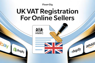 uk vat registration for ebay, shopify, amazon, temu and online sellers