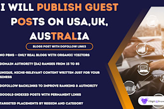 publish guest posting on high da sites in USA, UK, australia with dofollow link