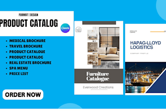 design product catalog, catalogue, magazine layout, company profile ,brochure