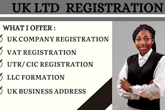register UK company, register uk ltd, ltd registration, utr vat registration