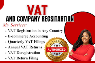 do company, vat registration for uk, ger , ireland, est, sk, pol, finland, czech