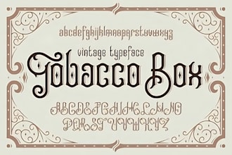do premium cigar brands label logo and tobacco box design