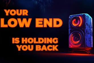 give you house or techno mastering with free low end mixing