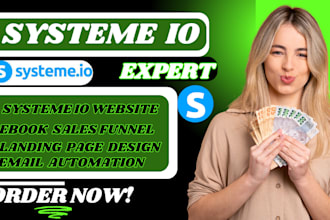 create ebook, course systeme io sales funnel, systeme io website, landing page