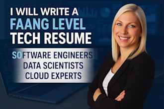 write a faang level tech resume for software engineer, data, cloud, and IT roles