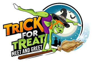 do halloween event youth gymnastics logo