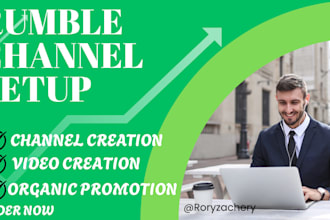 rumble channel setup, rumble video creation and monetization