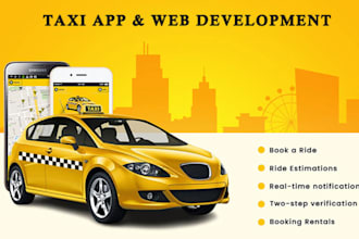 develop taxi booking app, uber taxi app, ride sharing app, carpooling app