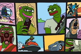 draw cartoons, memes, or original character illustrations