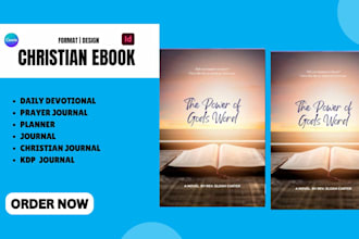 format, design christian ebook daily devotional prayer journal for amazon kdp