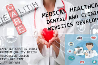 build, design, redesign medical, healthcare, doctor, hospital website