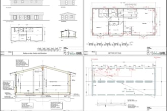 create UK planning permission drawing uk building bridge existense and proposed