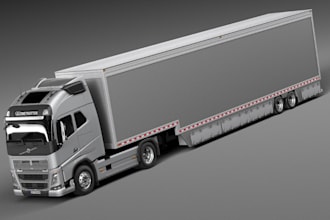 do 3d truck, armor tank, 3d vehicle, gta, fivem, automative, automobile, caravan