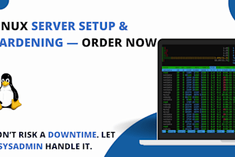 setup, harden and optimize your linux vps server