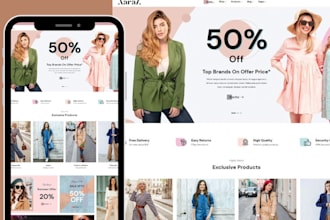 fashion shopify store clothing website design