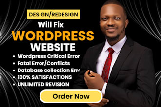 fix wordpress bugs, optimize speed, and customize elementor pages