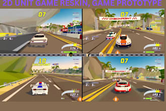 reskin unity 2d game development 2d game prototype modify 3d 2d ios android game