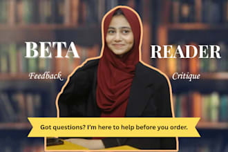 provide honest and professional beta reading for your short story