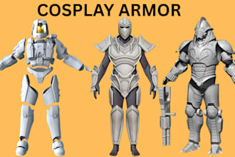sculpt 3d cosplay armor 3d pepakura helmet costume 2d to 3d model 3d printing