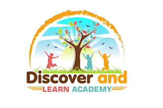 make a unique childcare, school, university, institute, education logo