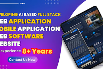 develop custom saas CRM ai web apps full stack laravel mern python