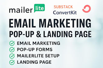 do mailerlite email marketing pop up mailerlite landing page substack converkit