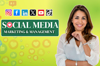 be your pro social media marketing manager and content creator