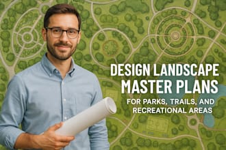 design landscape master plans for parks, trails, and recreational areas