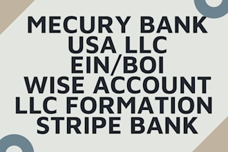 do proof of address, llc,non USA , mecury bank,itin,wyoming llc