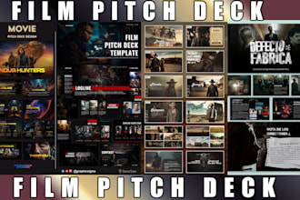 design a professional film pitch deck for netflix, TV series, or screenplay