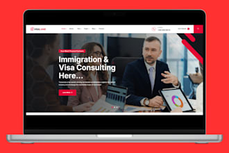 build immigration website visa application, consultant, immigration website