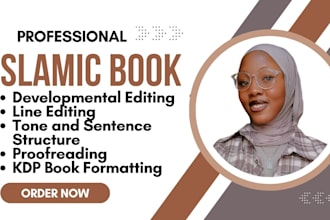 proofread edit format islamic self help ebook prayer journal workbook for kdp