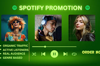 do viral organic spotify promotion promo and playlist curators
