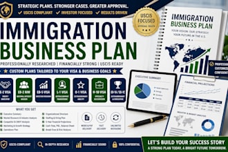 craft a comprehensive immigration business plan for uscis approval