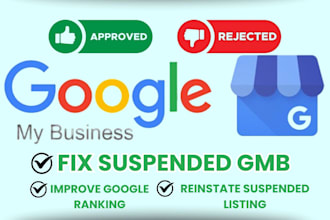 reinstate fix suspended google my business gmb profile listing for local busines