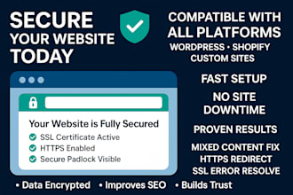 make your website secure with https and SSL installation
