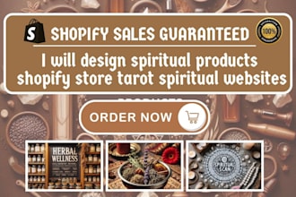 design spiritual products shopify store tarot website psyche spiritual website