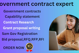 help you win and manage government contracts professionally