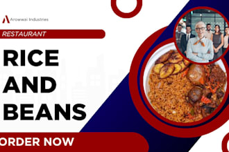 do your rice, soup and beans for your occassion