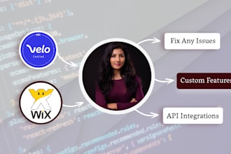 do wix website design or revamp and advanced wix velo code features