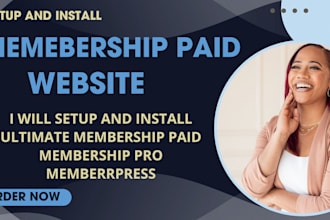 setup and install ultimate membership paid membership pro, memberpress