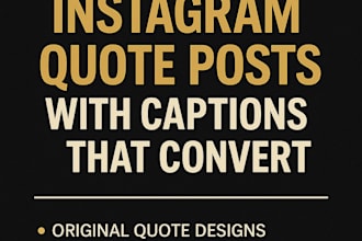 design viral instagram quote graphics with captions and hashtags