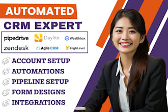 pipedrive daylite wealthbox automation zendesk agile crm gohighlevel integration
