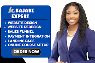 kajabi website design, kajabi online course, kajabi sales funnel, landing page