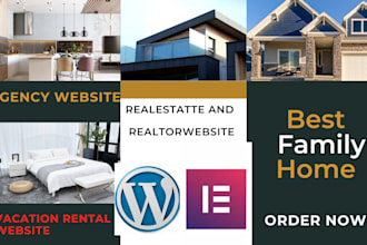 design a responsive realtor website and realestate website for you