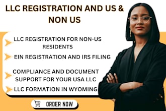 register US llc wyoming delaware, dissolve llc, non USA resident llc ein