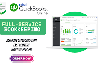 bookkeeping, accounting, and quickbooks online setup