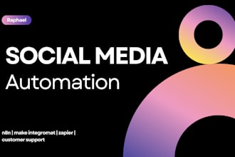 automate social media customer support system with n8n make com zapier rag agent